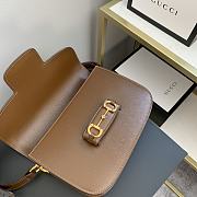 Gucci Horsebit 1955 Shoulder Bag Brown Size 25x18x8 cm - 3