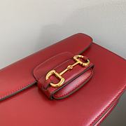 Gucci Horsebit 1955 Shoulder Bag Red Size 25x18x8 cm - 2