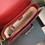 Gucci Horsebit 1955 Shoulder Bag Red Size 25x18x8 cm - 4