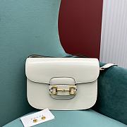 Gucci Horsebit 1955 Shoulder Bag White Size 25x18x8 cm - 1