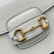 Gucci Horsebit 1955 Shoulder Bag White Size 25x18x8 cm - 3