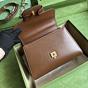 Gucci Horsebit 1955 Mini Bag Brown Size 22x16x10.5 cm - 2