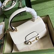 Gucci Horsebit 1955 Mini Bag White Size 22x16x10.5 cm - 4