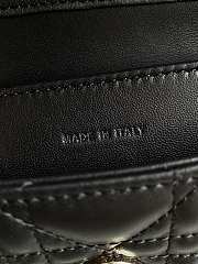 Mini Miss Dior Bag Black Cannage Lambskin Size 21x11.5x4.5 cm - 3