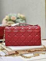 Mini Miss Dior Bag Scarlet Red Size 21x11.5x4.5 cm - 4