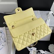 Chanel Classic Handbag Yellow A01112 Size 15.5×25.5×6.5 cm  - 2
