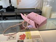 Chanel Classic Handbag Light Pink A01112 Size 15.5×25.5×6.5 cm - 3