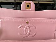 Chanel Classic Handbag Light Pink A01112 Size 15.5×25.5×6.5 cm - 5