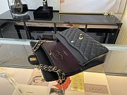 Chanel Classic Handbag Black A01112 Size 15.5×25.5×6.5 cm - 4