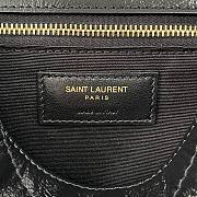 YSL Niki Medium Chain Bag In Crinkled Vintage Leather Noir Size 28x20x8,5 cm - 3