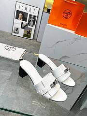 Hermes Gigi 50 Sandal White - 3