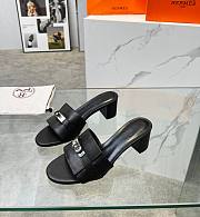 Hermes Gigi 50 Sandal Black - 1