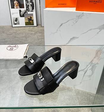 Hermes Gigi 50 Sandal Black