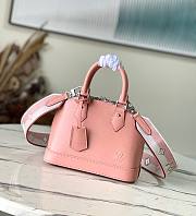 Louis Vuitton Alma BB Rose Trianon Pink M21682 Size 23.5x17.5x11.5 cm - 1