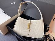 YSL Le 5 À 7 In Snake Pattern Light Ivoire Size 24.5x16x6 cm - 1