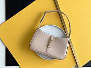 YSL Le 5 À 7 In Smooth Leather Rosy Sand 657228 Size 23x16x6.5 cm - 1