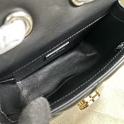Gucci Deco Mini Shoulder Bag Black Leather Size 18x14.5x8 cm - 5