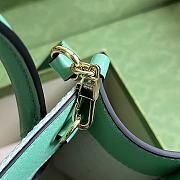 Gucci Jumbo GG Mini Tote Bag Beige And Mint Size 16x20x7 cm - 2