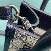 Gucci Mini Tote Bag With Interlocking G Dark Blue Size 16×19×7 cm - 5