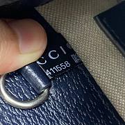 Gucci Mini Tote Bag With Interlocking G Dark Blue Size 16×19×7 cm - 4