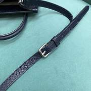 Gucci Mini Tote Bag With Interlocking G Dark Blue Size 16×19×7 cm - 2