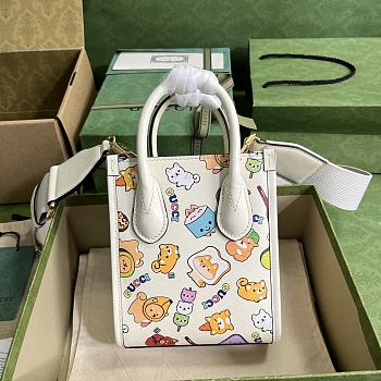 Gucci Animal Print Mini Tote Bag Size 16x20x7 cm