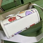 Gucci Animal Print Mini Tote Bag Size 16x20x7 cm - 4