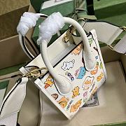 Gucci Animal Print Mini Tote Bag Size 16x20x7 cm - 3