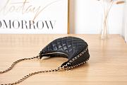 Chanel Small Hobo Bag AS3917 Black Size 15×20×6 cm - 5