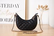 Chanel Small Hobo Bag AS3917 Black Size 15×20×6 cm - 1