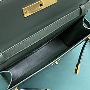 YSL Manhattan Shoulder Bag Dark Green Size 29x20x7,5 cm - 2