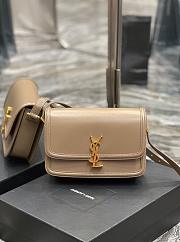 YSL Solferino Medium Light Tan Size 23x16x6 cm  - 1