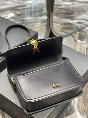 YSL Solferino Medium Satchel Black Size 23x16x6 cm - 4