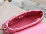 Chanel Mini Messenger Bag Pink Calfskin Size 15×19×7 cm - 2