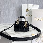 Dior The Lady 95.22 Black Bag Size 20x13x8 cm - 1