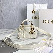 Dior The Lady 95.22 White Bag Size 20x13x8 cm - 1