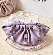 Givenchy Small Kenny Bag In Smooth Leather Mauve Size 32x22x17 cm - 1