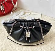 Givenchy Small Kenny Bag In Smooth Leather Black Size 32x22x17 cm - 1