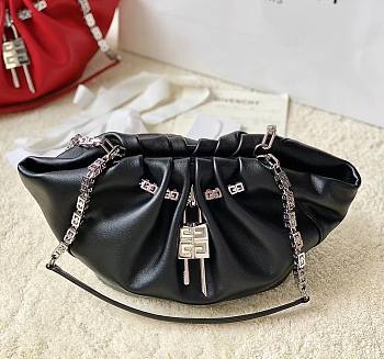 Givenchy Small Kenny Bag In Smooth Leather Black Size 32x22x17 cm
