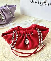 Givenchy Small Kenny Bag In Smooth Leather Red Size 32x22x17 cm - 1