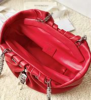 Givenchy Small Kenny Bag In Smooth Leather Red Size 32x22x17 cm - 5