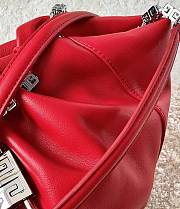 Givenchy Small Kenny Bag In Smooth Leather Red Size 32x22x17 cm - 4