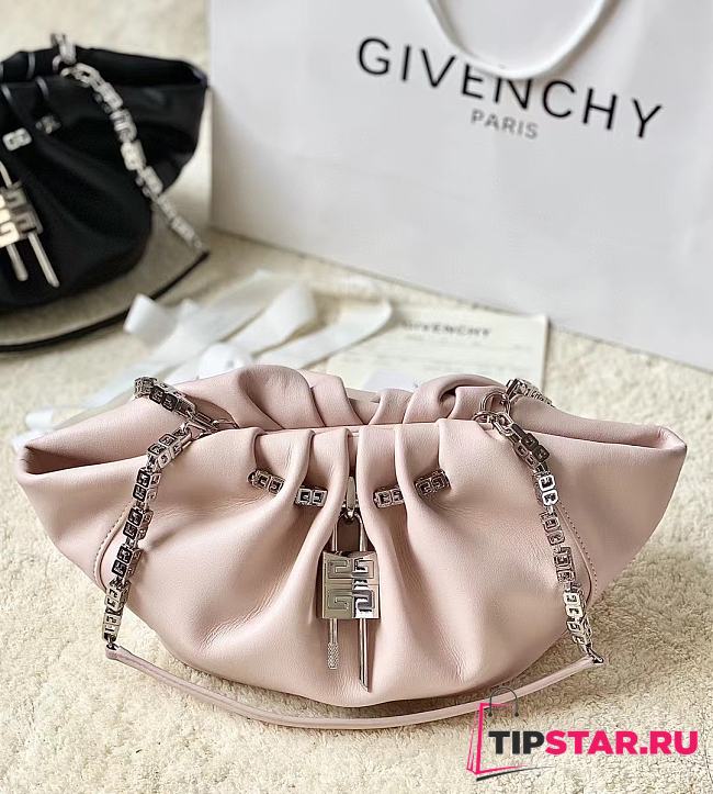 Givenchy Small Kenny Bag In Smooth Leather Light Pink Size 32x22x17 cm - 1