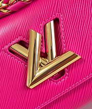 Louis Vuitton Twist PM Rose Miami Pink M21719 Size 19x15x9 cm - 5