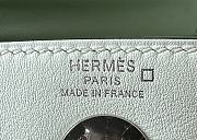 Hermes Lindy Mini 19 Light Green Size 19x12.5x9 cm - 2