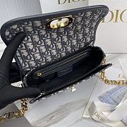 30 Montaigne Avenue Bag Blue Dior Oblique Jacquard Size 22.5x12.5x6.5 cm - 3