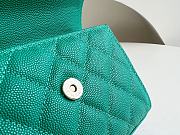 Chanel Clutch With Chain AP3237 Green Size 11.5×14.5×5.5 cm - 4