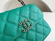 Chanel Clutch With Chain AP3237 Green Size 11.5×14.5×5.5 cm - 5