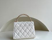 Chanel Clutch With Chain AP3237 White Size 11.5×14.5×5.5 cm - 4