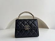 Chanel Clutch With Chain AP3237 Black Size 11.5×14.5×5.5 cm - 1